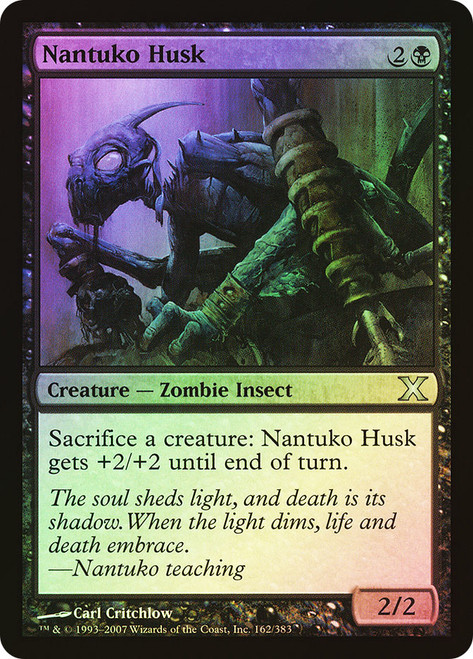 Nantuko Husk\n10th Edition\nSingle\nMagic The Gathering