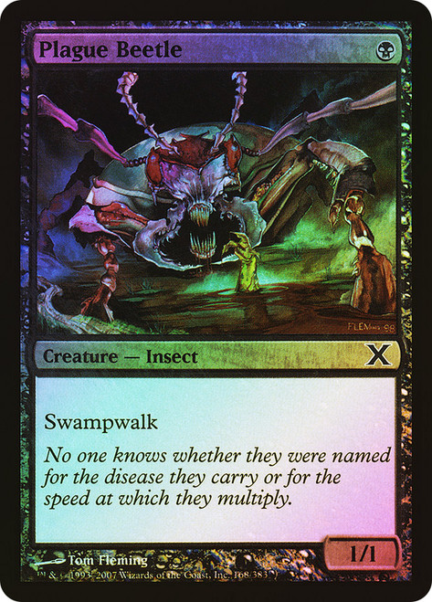 Plague Beetle\n10th Edition\nSingle\nMagic The Gathering