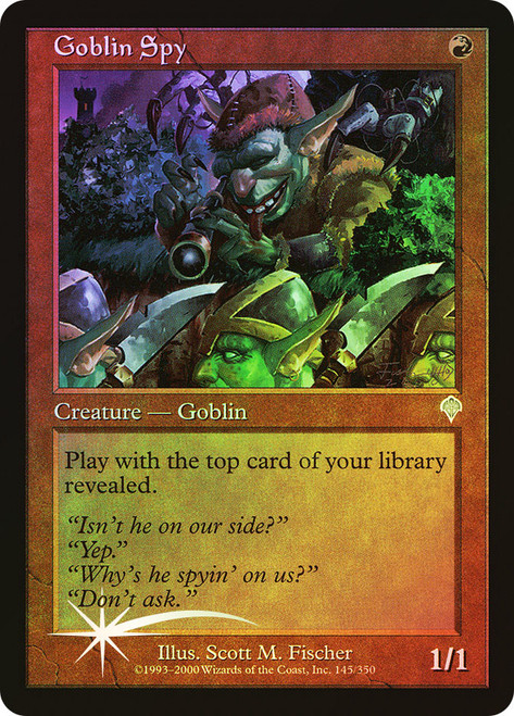 Goblin Spy\nInvasion\nSingle\nMagic The Gathering