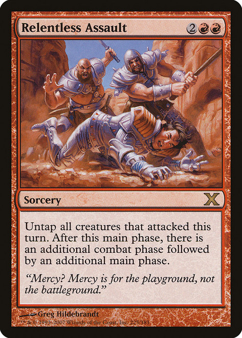 Relentless Assault\n10th Edition\nSingle\nMagic The Gathering