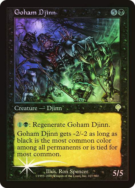 Goham Djinn\nInvasion\nSingle\nMagic The Gathering