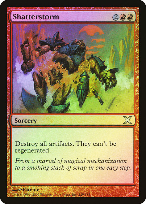 Shatterstorm\n10th Edition\nSingle\nMagic The Gathering