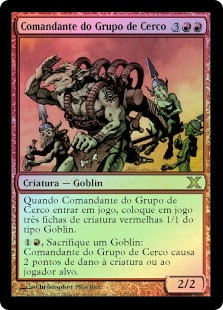 Siege-Gang Commander
10th Edition (Foil) - Portuguese
Single
Magic The Gathering