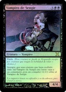Sengir Vampire
10th Edition (Foil) - Spanish
Single
Magic The Gathering