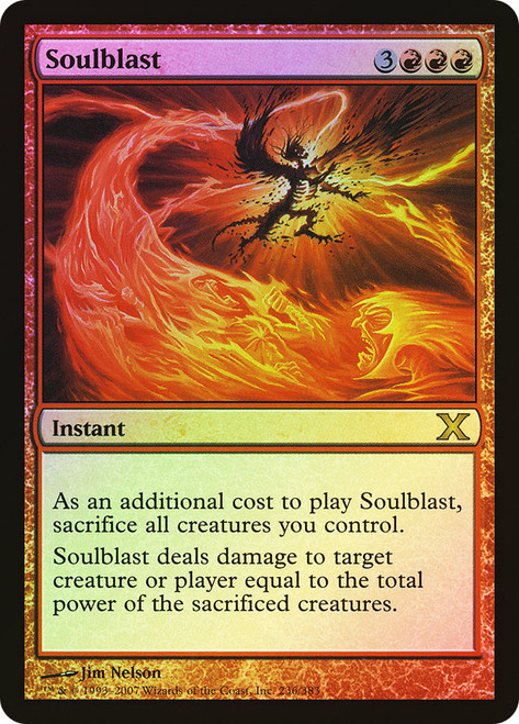 Soulblast\n10th Edition\nSingle\nMagic The Gathering