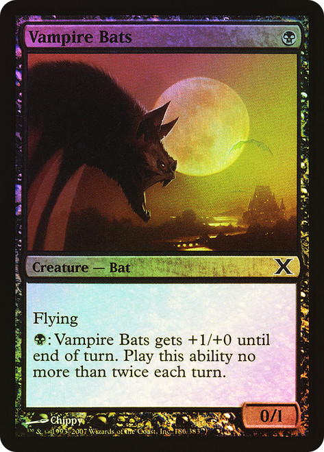 Vampire Bats\n10th Edition\nSingle\nMagic The Gathering