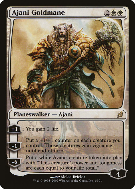 Ajani Goldmane\nLorwyn\nSingle\nMagic The Gathering