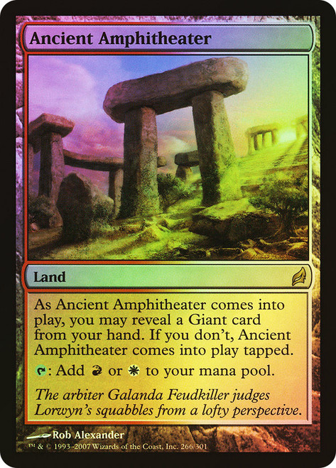 Ancient Amphitheater\nLorwyn\nSingle\nMagic The Gathering