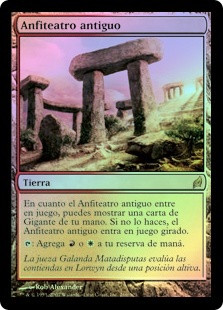 Ancient Amphitheater
Lorwyn (Foil) - Spanish
Single
Magic The Gathering