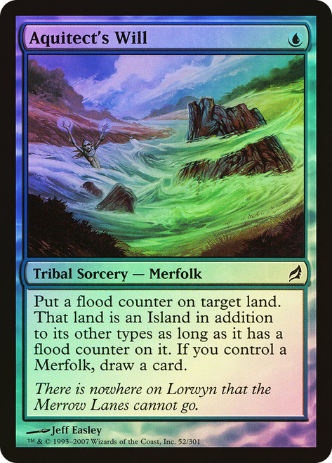 Aquitect's Will\nLorwyn\nSingle\nMagic The Gathering