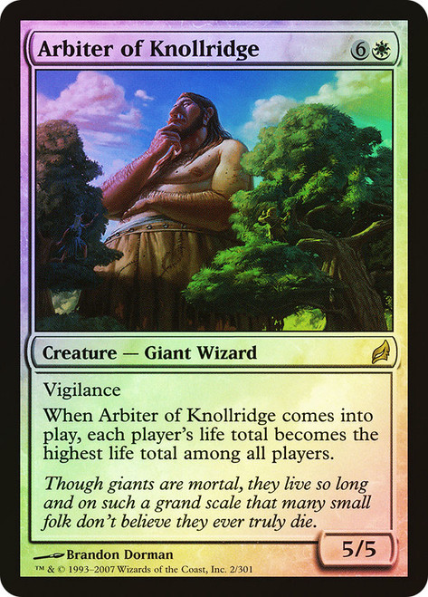 Arbiter of Knollridge\nLorwyn\nSingle\nMagic The Gathering