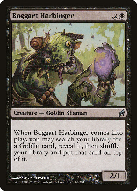 Boggart Harbinger\nLorwyn\nSingle\nMagic The Gathering