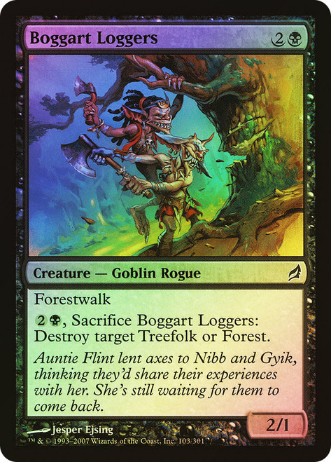 Boggart Loggers\nLorwyn\nSingle\nMagic The Gathering