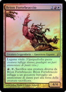 Brion Stoutarm
Lorwyn (Foil) - Italian
Single
Magic The Gathering