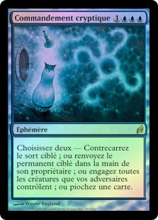 Cryptic Command
Lorwyn (Foil) - French
Single
Magic The Gathering