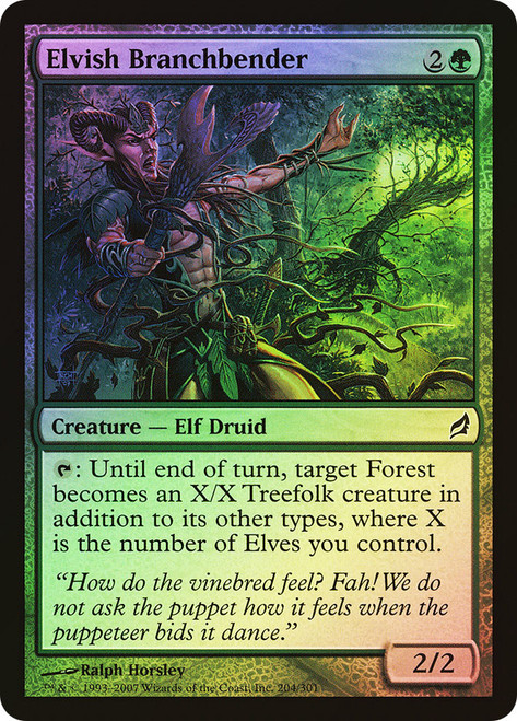 Elvish Branchbender\nLorwyn\nSingle\nMagic The Gathering