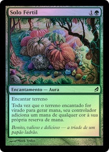 Fertile Ground
Lorwyn (Foil) - Portuguese
Single
Magic The Gathering