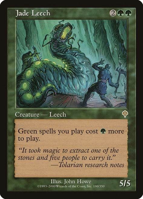 Jade Leech\nInvasion\nSingle\nMagic The Gathering