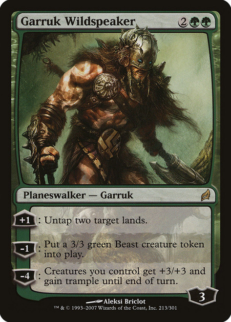 Garruk Wildspeaker\nLorwyn\nSingle\nMagic The Gathering
