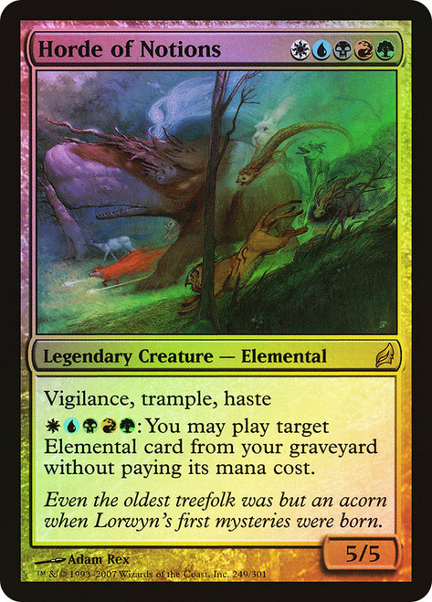 Horde of Notions\nLorwyn\nSingle\nMagic The Gathering
