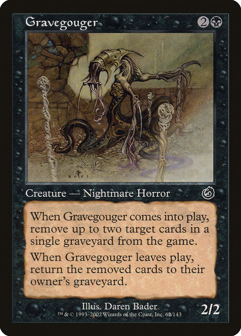 Gravegouger\nTorment\nSingle\nMagic The Gathering
