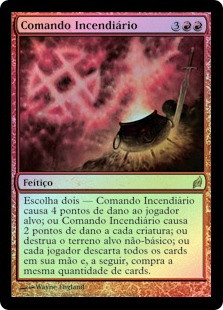 Incendiary Command
Lorwyn (Foil) - Portuguese
Single
Magic The Gathering