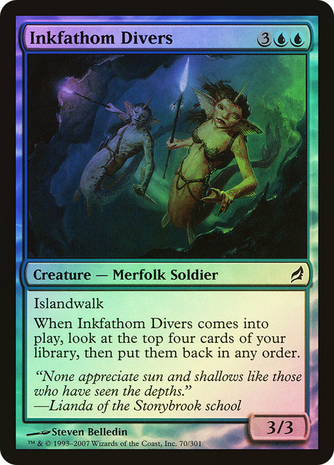 Inkfathom Divers\nLorwyn\nSingle\nMagic The Gathering