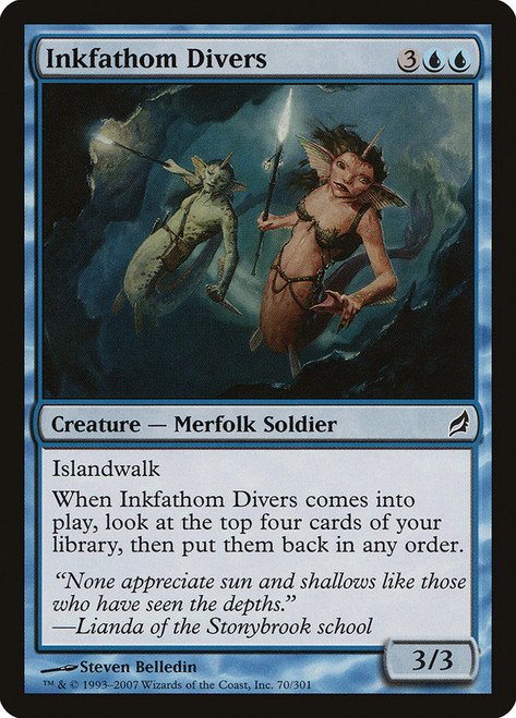 Inkfathom Divers\nLorwyn\nSingle\nMagic The Gathering