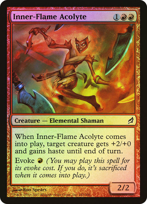 Inner-Flame Acolyte\nLorwyn\nSingle\nMagic The Gathering