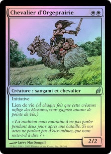 Knight Of Meadowgrain
Lorwyn (Foil) - French
Single
Magic The Gathering