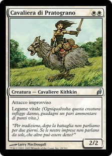Knight Of Meadowgrain
Lorwyn - Italian
Single
Magic The Gathering