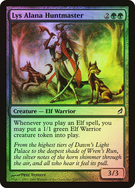 Lys Alana Huntmaster\nLorwyn\nSingle\nMagic The Gathering