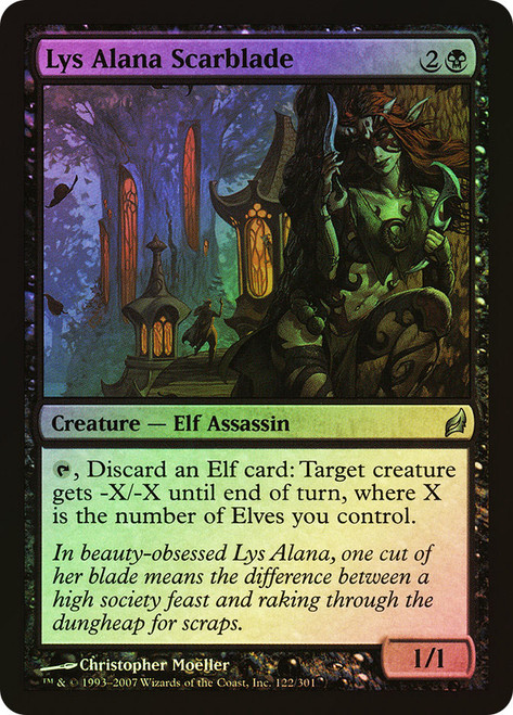 Lys Alana Scarblade\nLorwyn\nSingle\nMagic The Gathering
