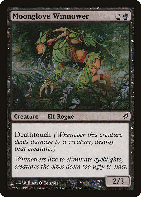 Moonglove Winnower\nLorwyn\nSingle\nMagic The Gathering