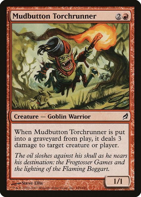 Mudbutton Torchrunner\nLorwyn\nSingle\nMagic The Gathering