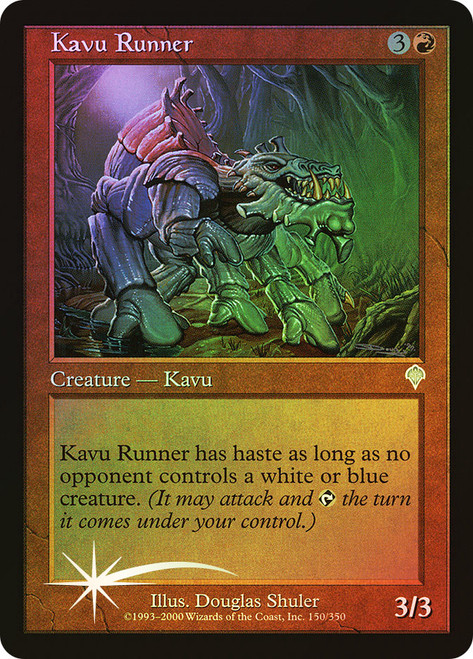Kavu Runner\nInvasion\nSingle\nMagic The Gathering