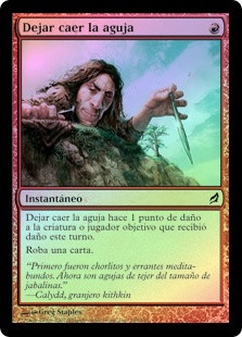Needle Drop
Lorwyn (Foil) - Spanish
Single
Magic The Gathering