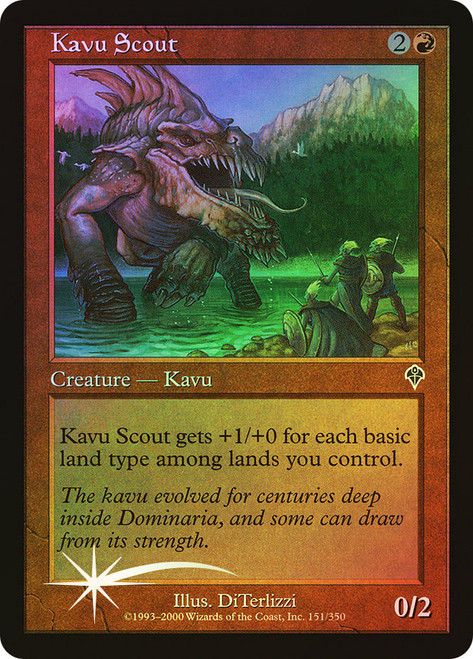 Kavu Scout\nInvasion\nSingle\nMagic The Gathering