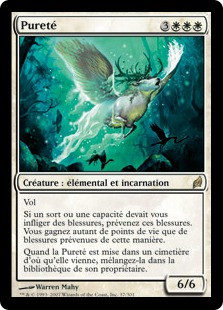 Purity
Lorwyn - French
Single
Magic The Gathering