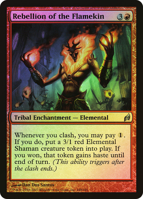 Rebellion of the Flamekin\nLorwyn\nSingle\nMagic The Gathering