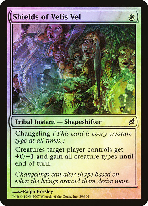 Shields of Velis Vel\nLorwyn\nSingle\nMagic The Gathering