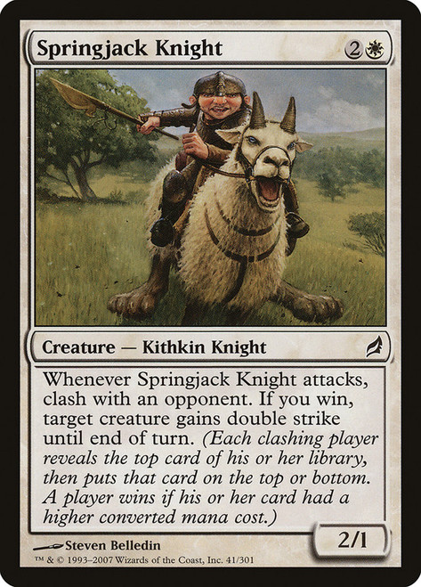 Springjack Knight\nLorwyn\nSingle\nMagic The Gathering