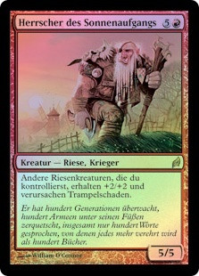 Sunrise Sovereign
Lorwyn (Foil) - German
Single
Magic The Gathering