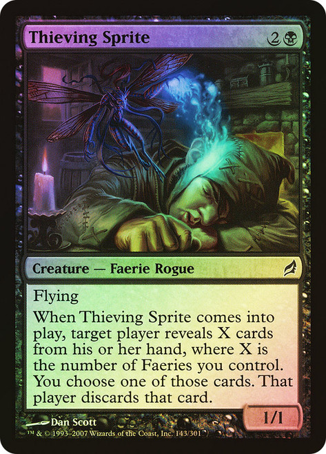 Thieving Sprite\nLorwyn\nSingle\nMagic The Gathering