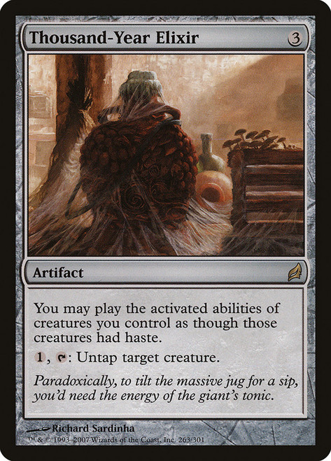 MTG　千年霊薬/Thousand-Year Elixir　Foil Thousand-Year Elixir | Lorwyn | Star City Games