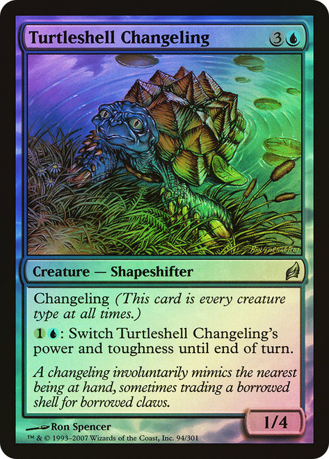 Turtleshell Changeling\nLorwyn\nSingle\nMagic The Gathering