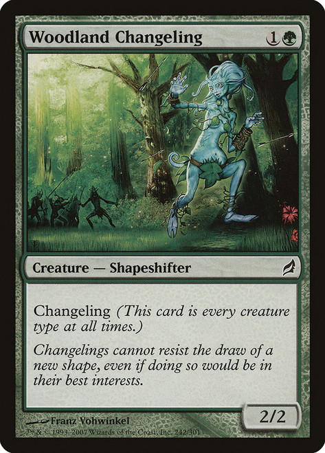 Woodland Changeling\nLorwyn\nSingle\nMagic The Gathering
