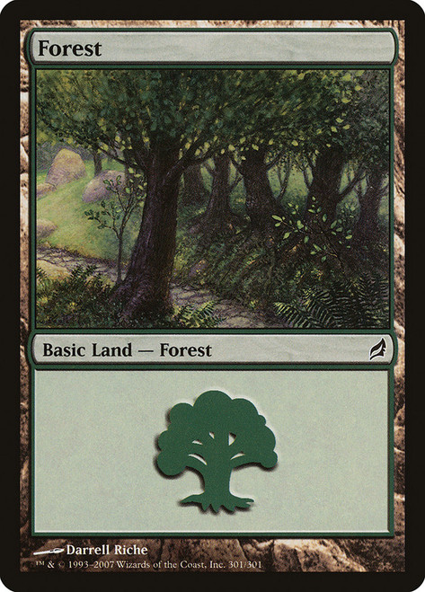 Forest (#301)\nLorwyn\nSingle\nMagic The Gathering