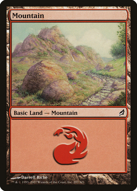 Mountain (#297)\nLorwyn\nSingle\nMagic The Gathering