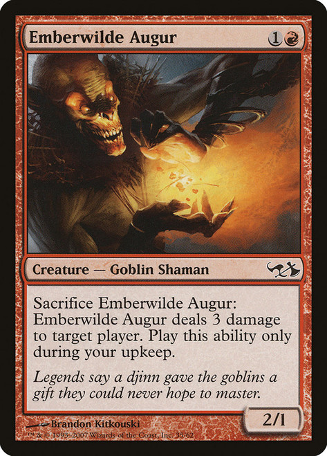 Emberwilde Augur\nDuel Decks: Elves vs. Goblins\nSingle\nMagic The Gathering
